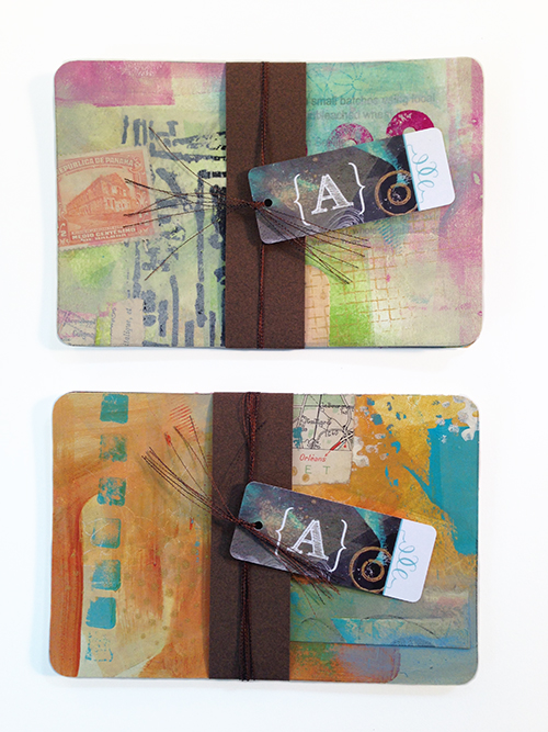 Packages of four hand-made cards