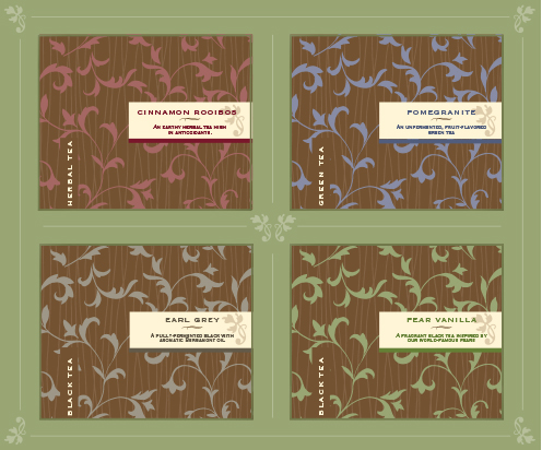 Tea Sampler Individual Tea Boxes